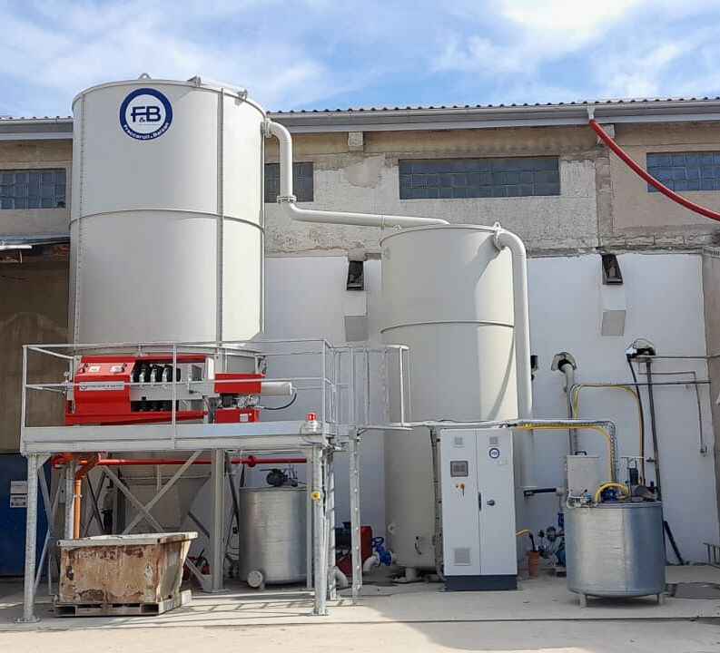 In the CZECH REPUBLIC   a New Waste Water Treatment and Slurry Dewatering Plant for a GRANITE processing line