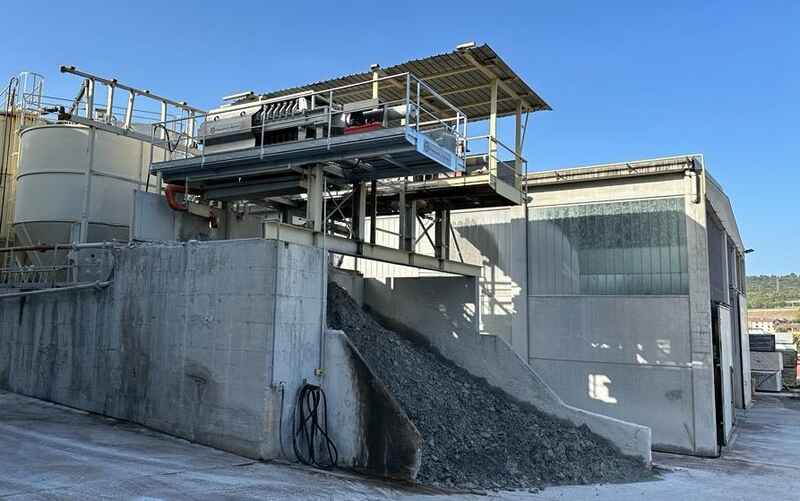 In  ITALY , Verona , a new  waste water treatment and slurry dewatering plant in the MARBLE and GRANITE sector.